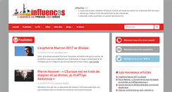 Desktop Screenshot of lesinfluences.fr